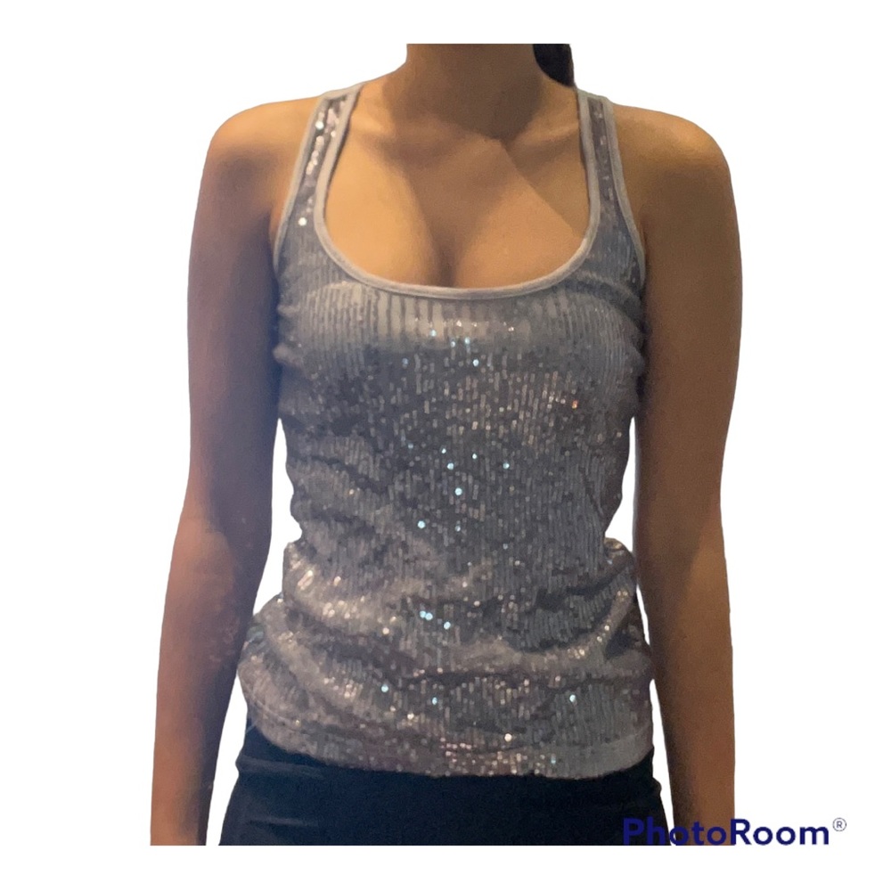 Sequin tank top